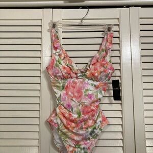 NEW Ralph Lauren Floral One-Piece Swimsuit Size 6